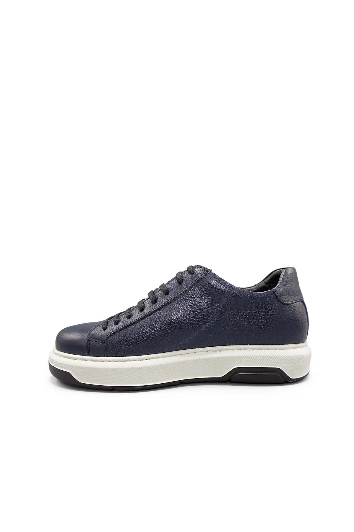 Erkek Sneaker Hakiki Deri Ayakkabı 031Y24E5785
