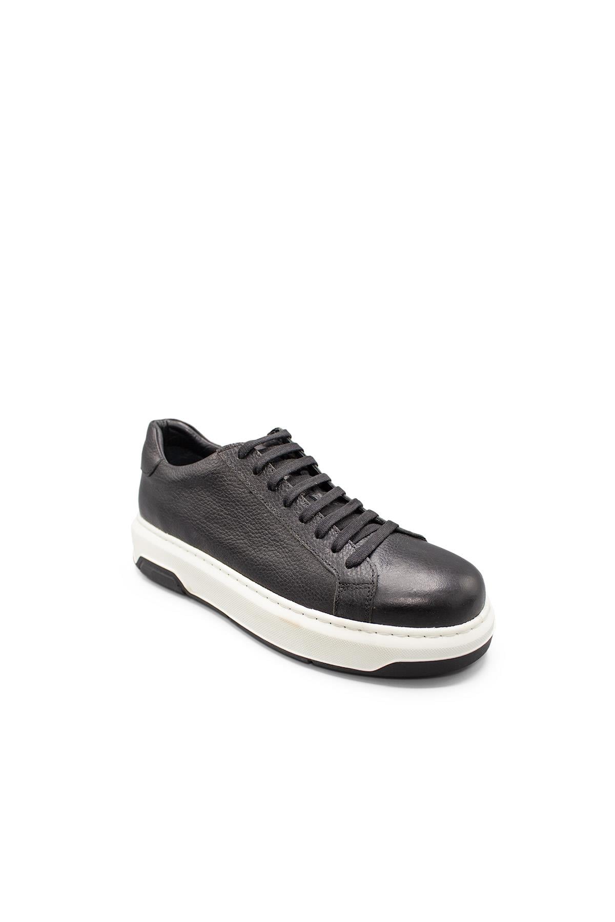 Erkek Sneaker Hakiki Deri Ayakkabı 031Y24E5785