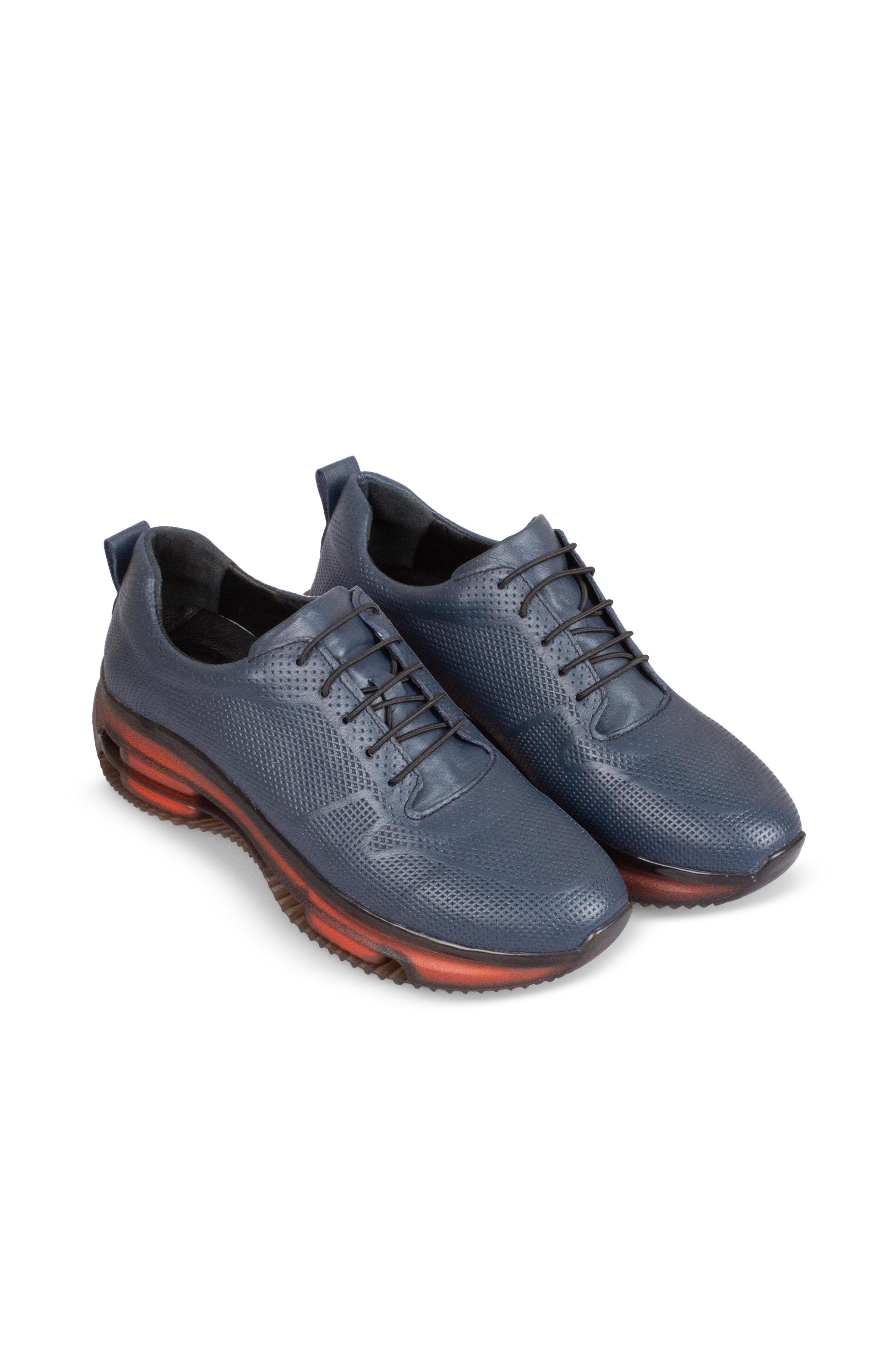 Erkek Sneaker Hakiki Deri Ayakkabı 031Y24E5787