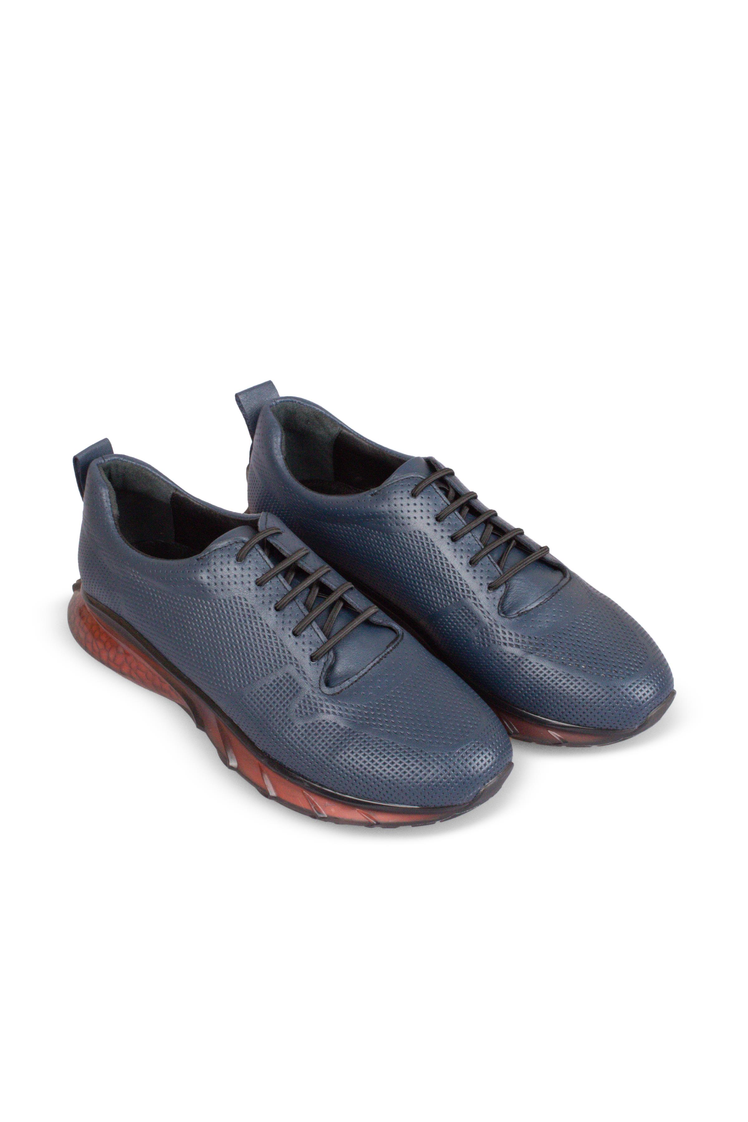 Erkek Sneaker Hakiki Deri Ayakkabı 031Y25E5799