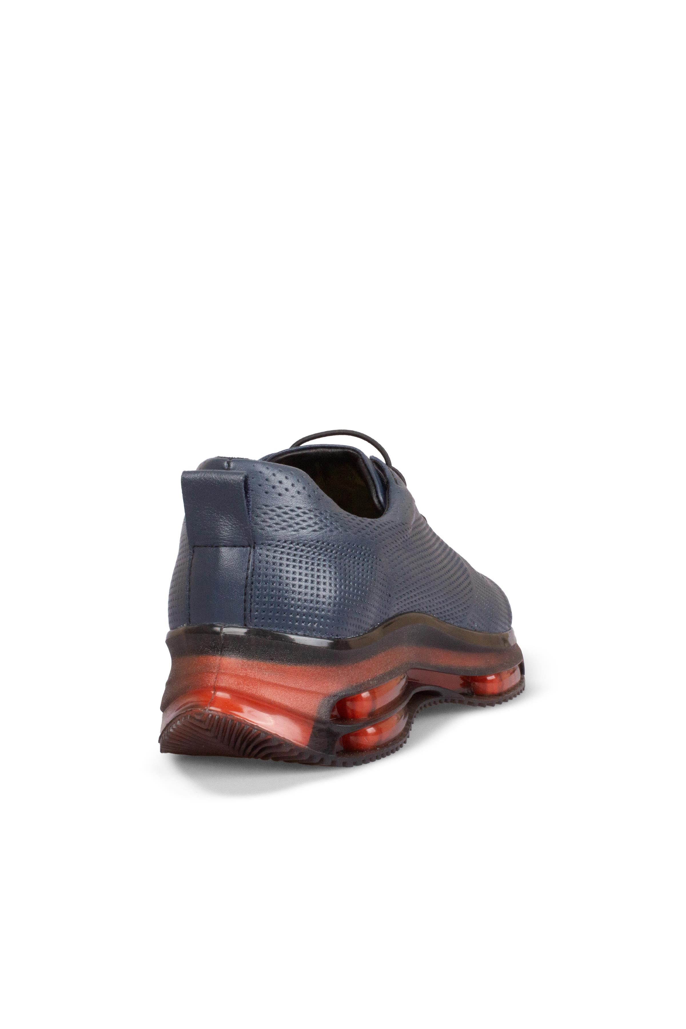 Erkek Sneaker Hakiki Deri Ayakkabı 031Y24E5787