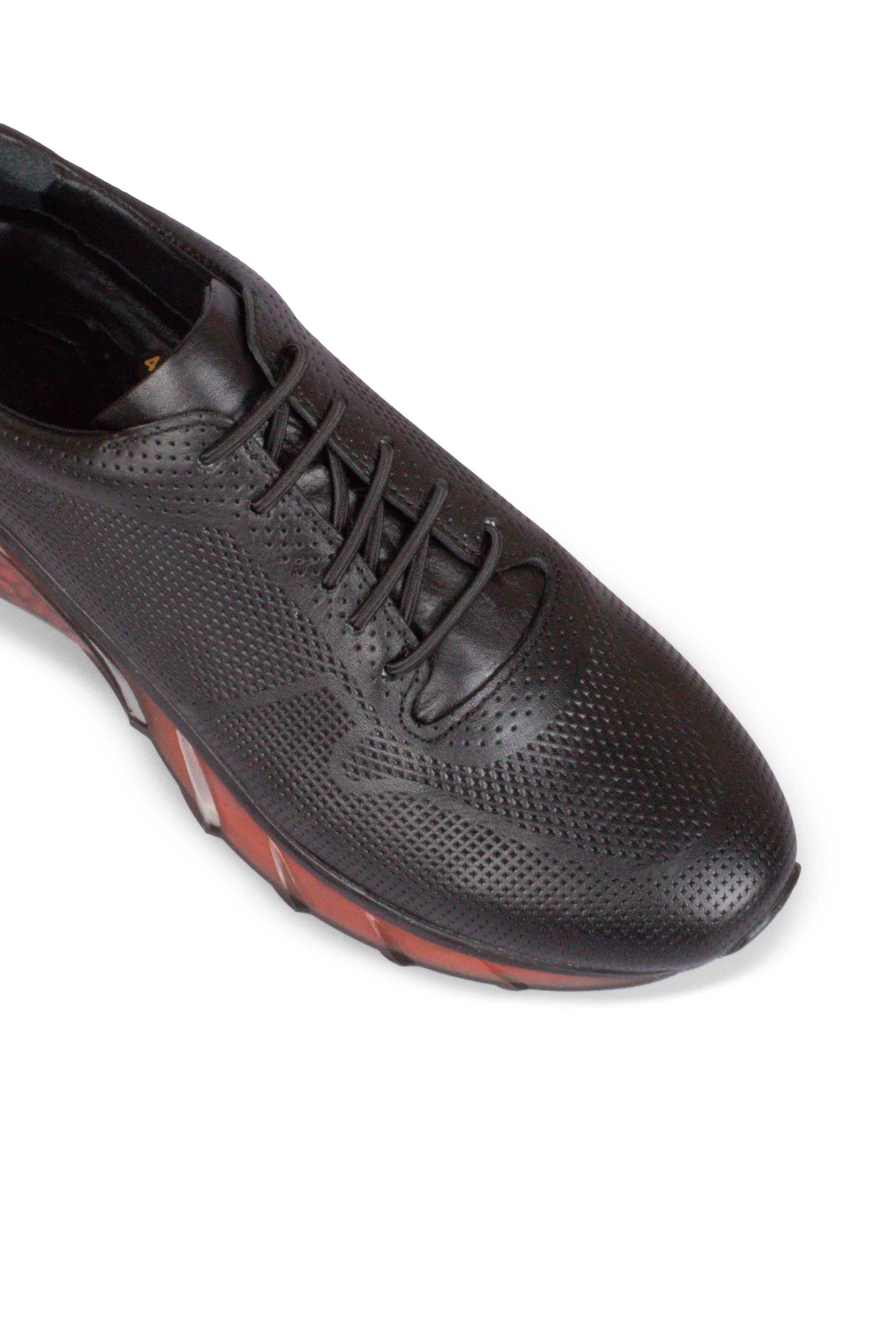 Erkek Sneaker Hakiki Deri Ayakkabı 031Y25E5799