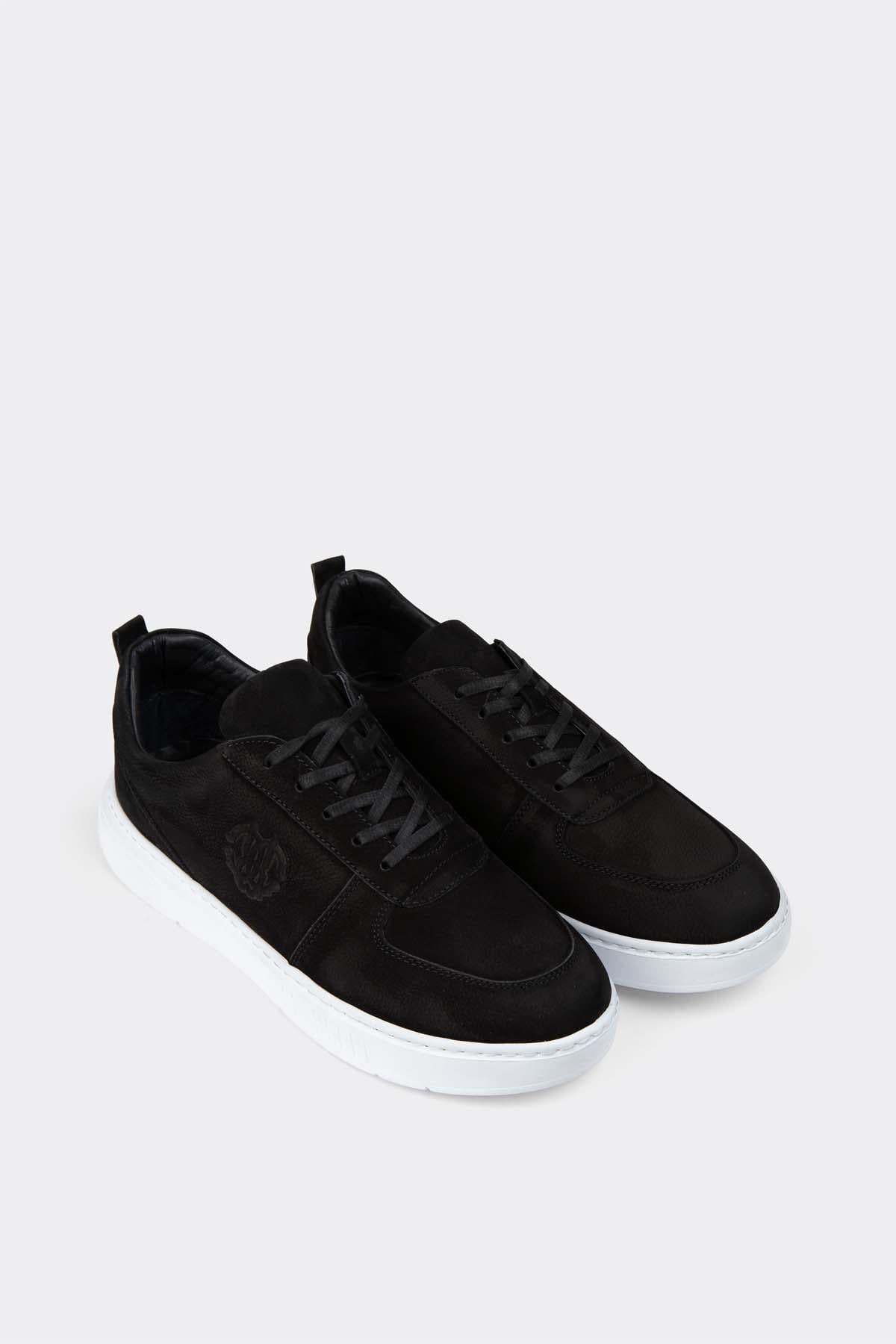 Erkek Sneaker Hakiki Deri Ayakkabı 082Y24E40704
