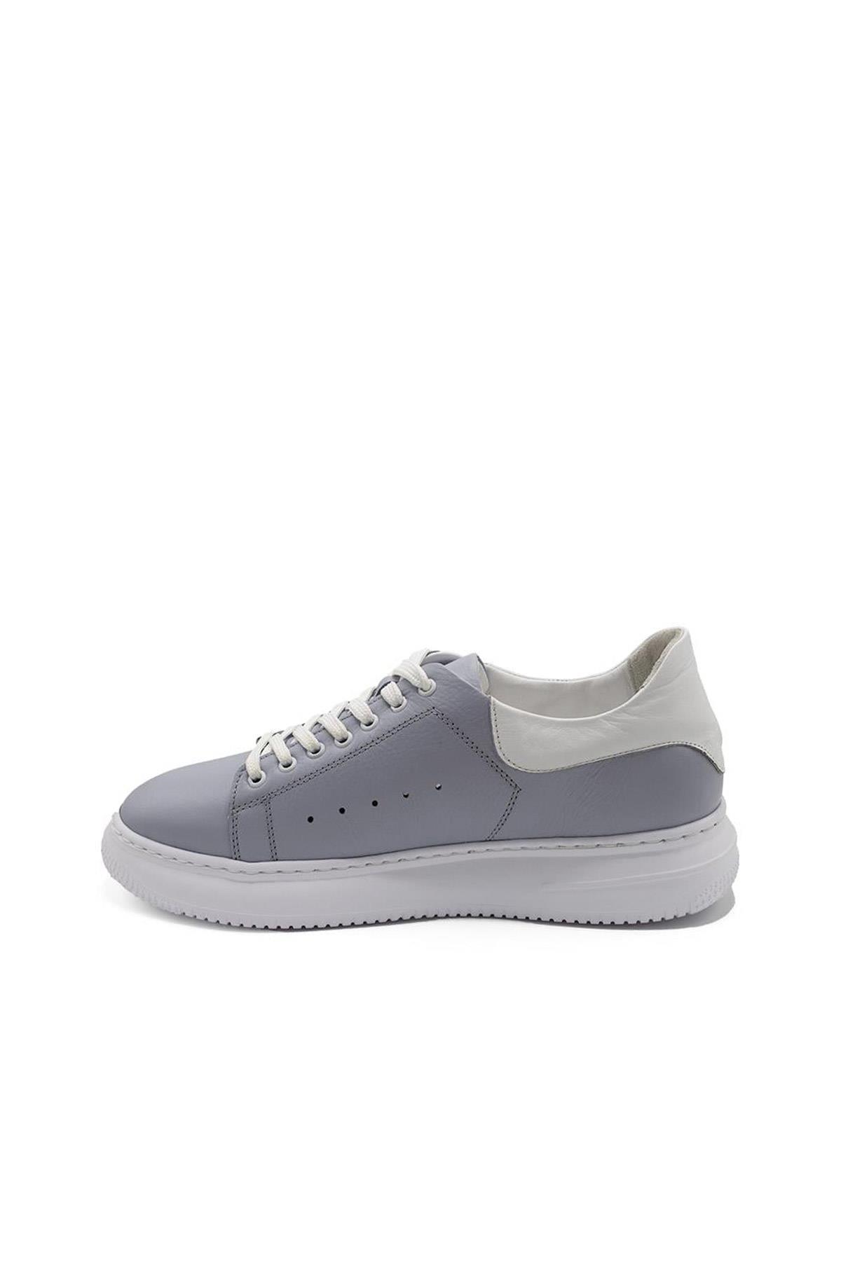 Erkek Sneaker Hakiki Deri Ayakkabı 082Y24E40746