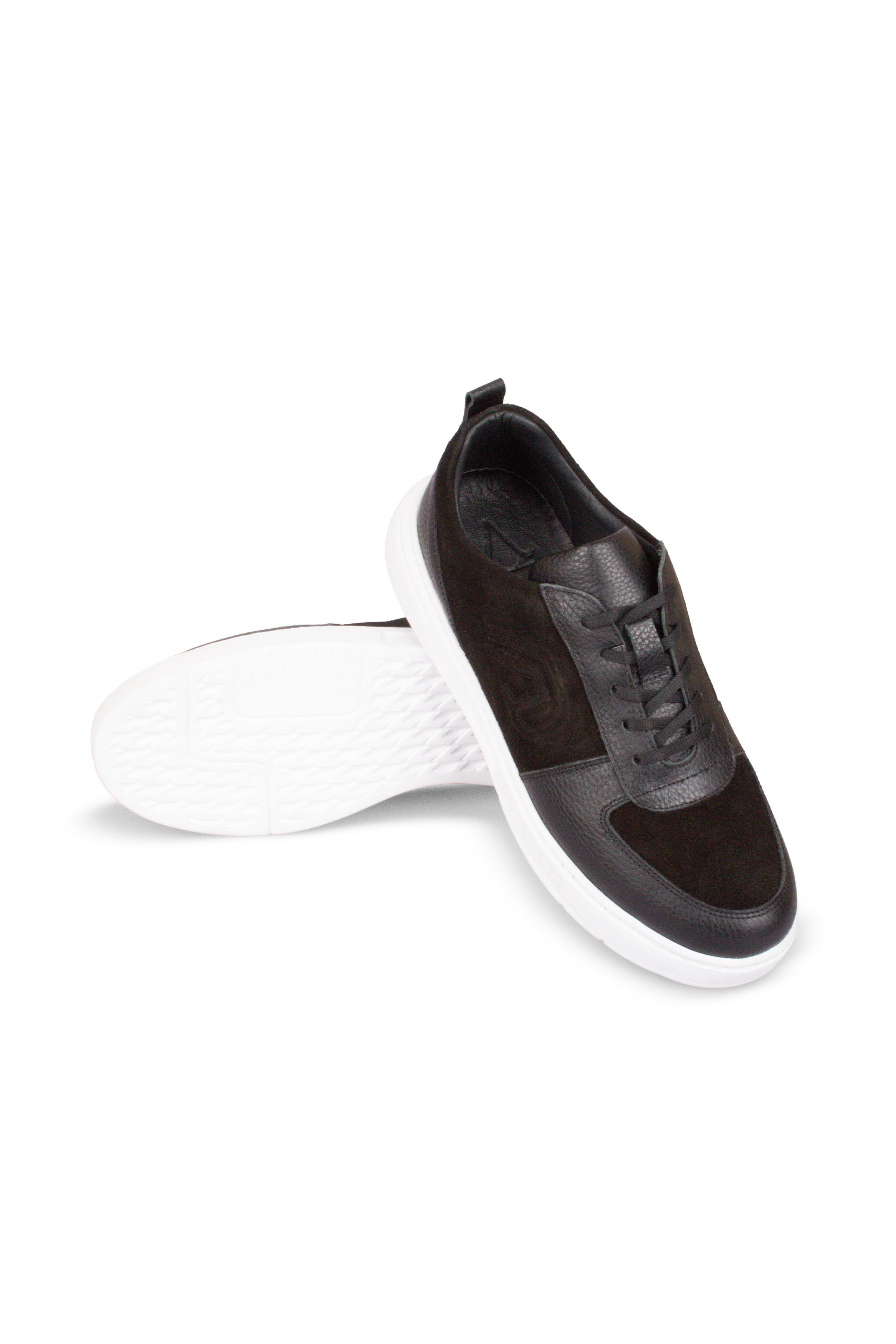 Erkek Sneaker Hakiki Deri Ayakkabı 082Y24E40726
