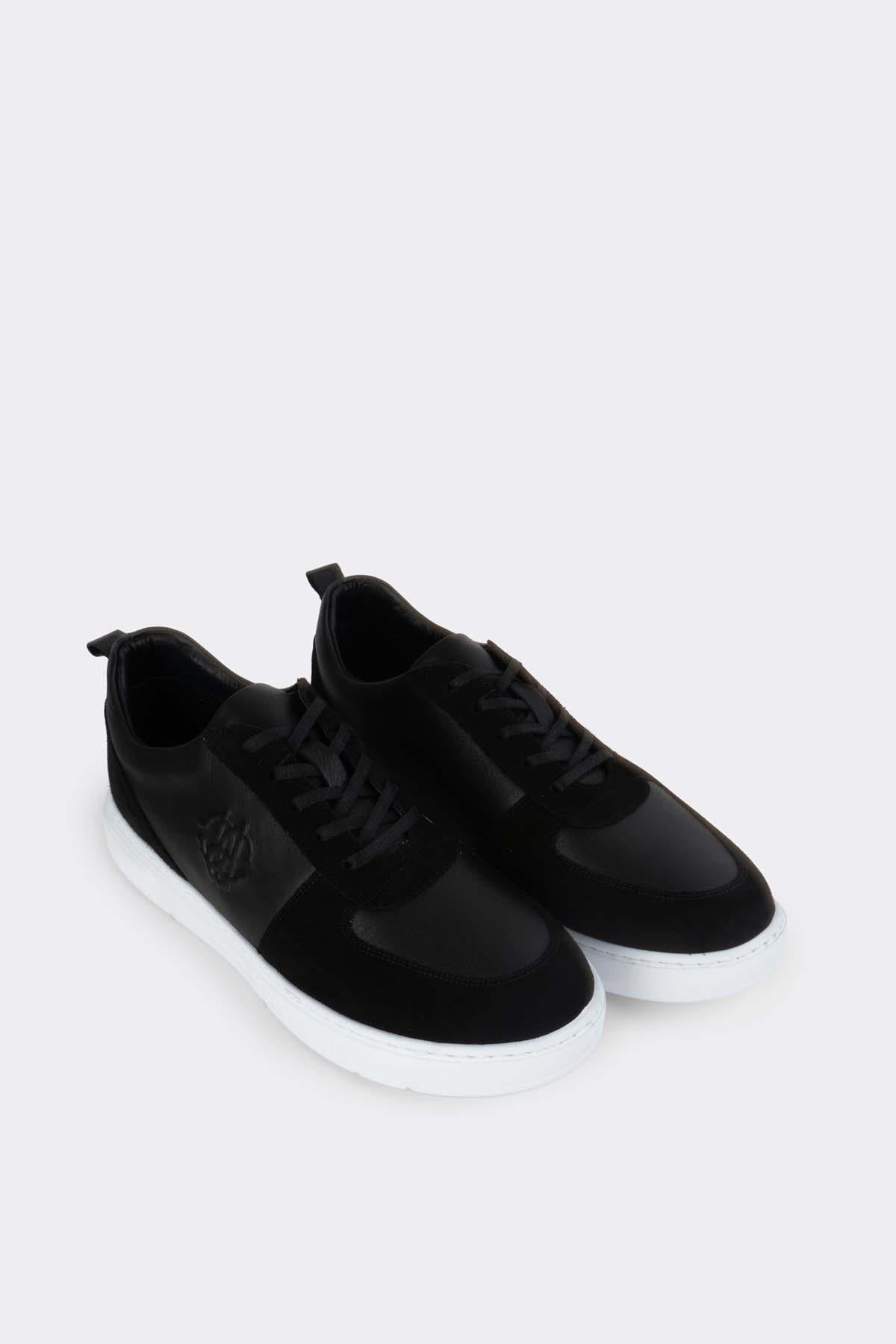 Erkek Sneaker Hakiki Deri Ayakkabı 082Y24E40704