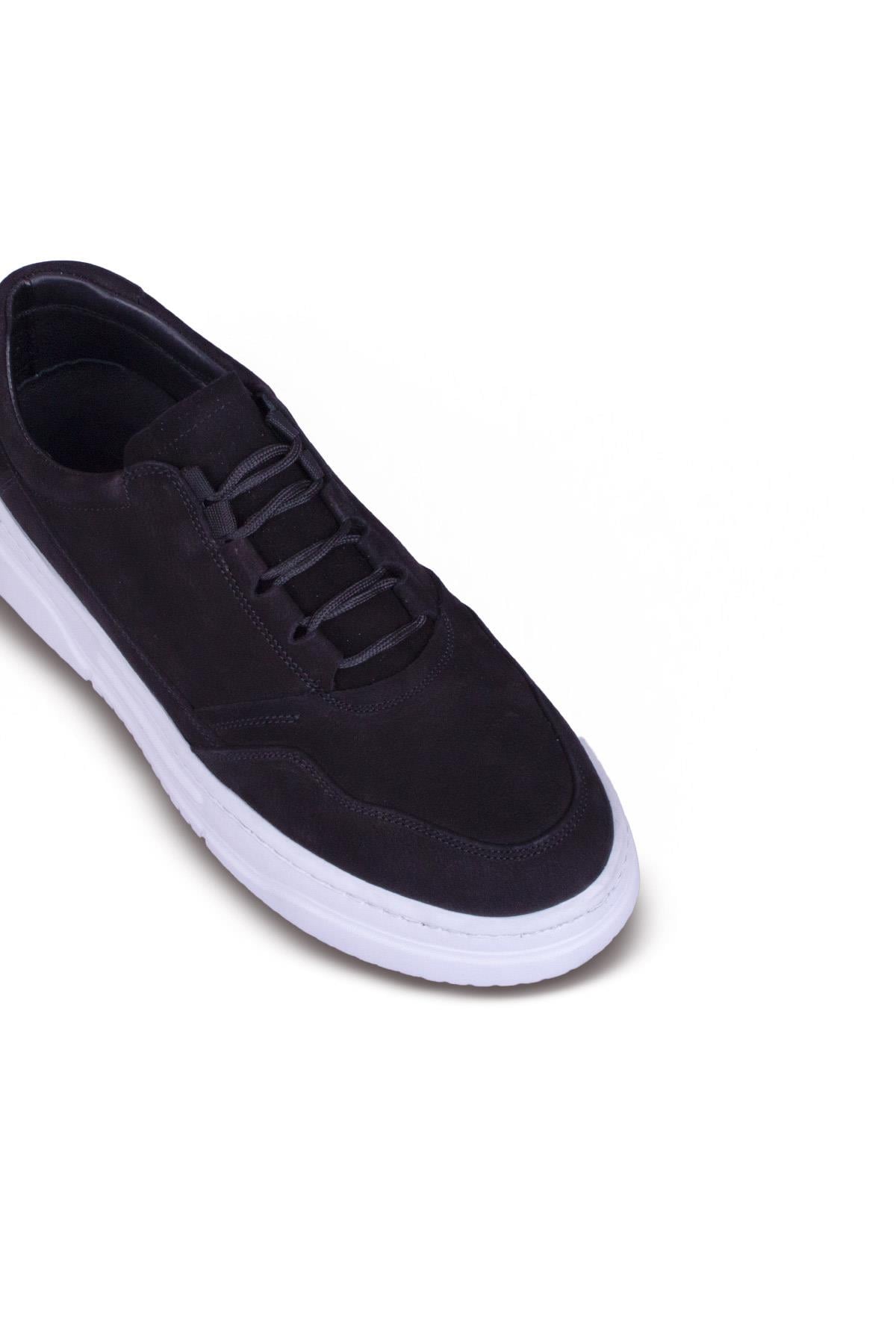 Erkek Sneaker Hakiki Deri Ayakkabı 082Y24E40729