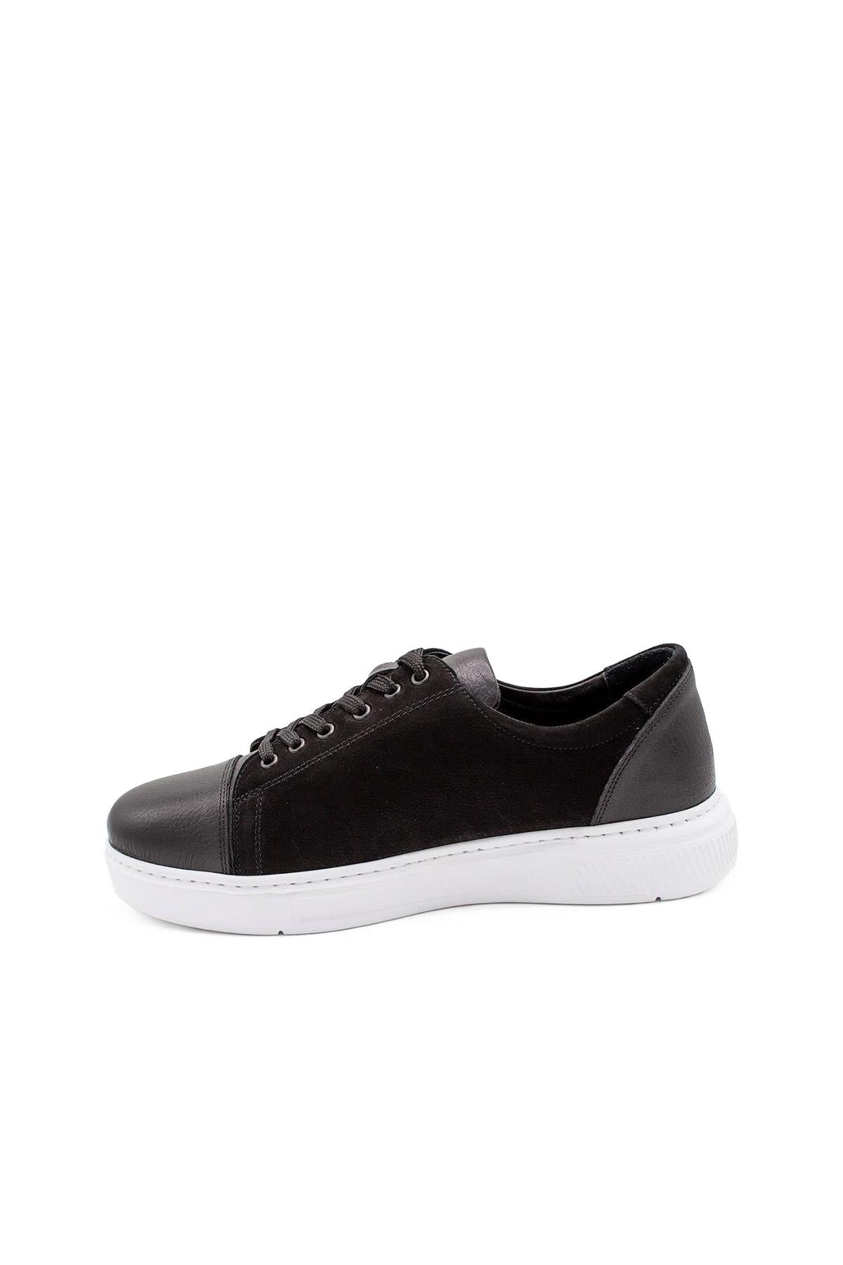 Erkek Sneaker Hakiki Deri Ayakkabı 082Y24E40723
