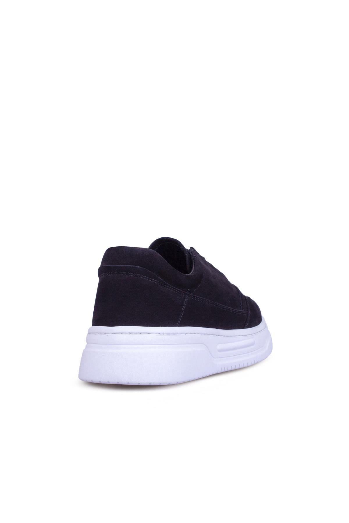 Erkek Sneaker Hakiki Deri Ayakkabı 082Y24E40729