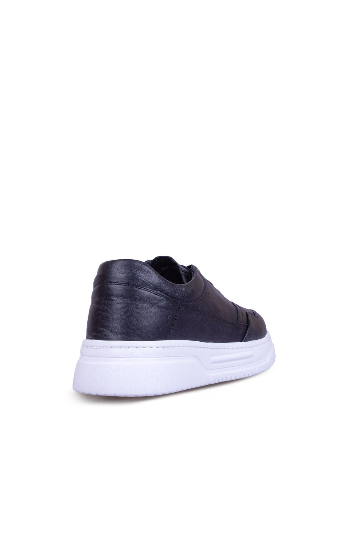 Erkek Sneaker Hakiki Deri Ayakkabı 082Y24E40729
