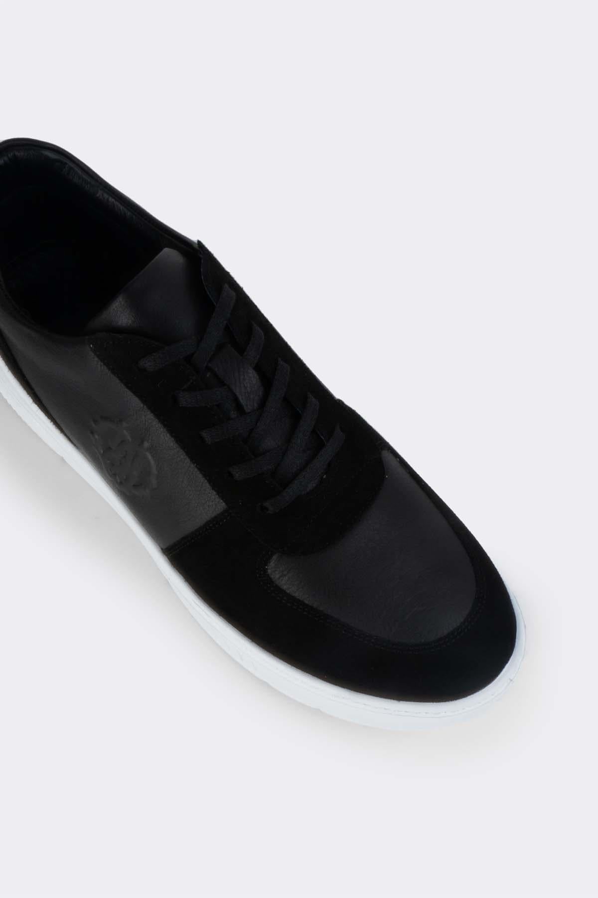 Erkek Sneaker Hakiki Deri Ayakkabı 082Y24E40704
