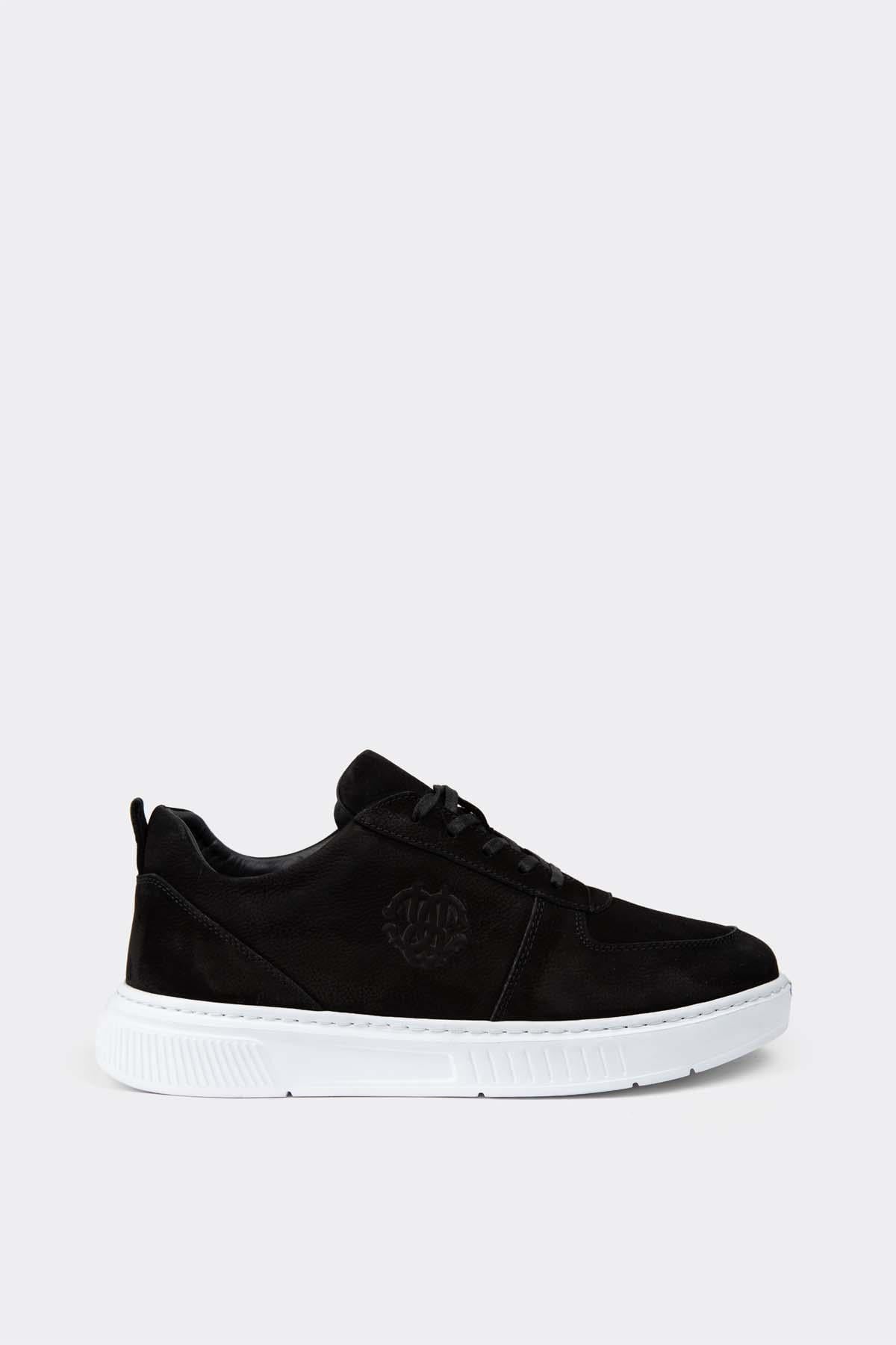 Erkek Sneaker Hakiki Deri Ayakkabı 082Y24E40704