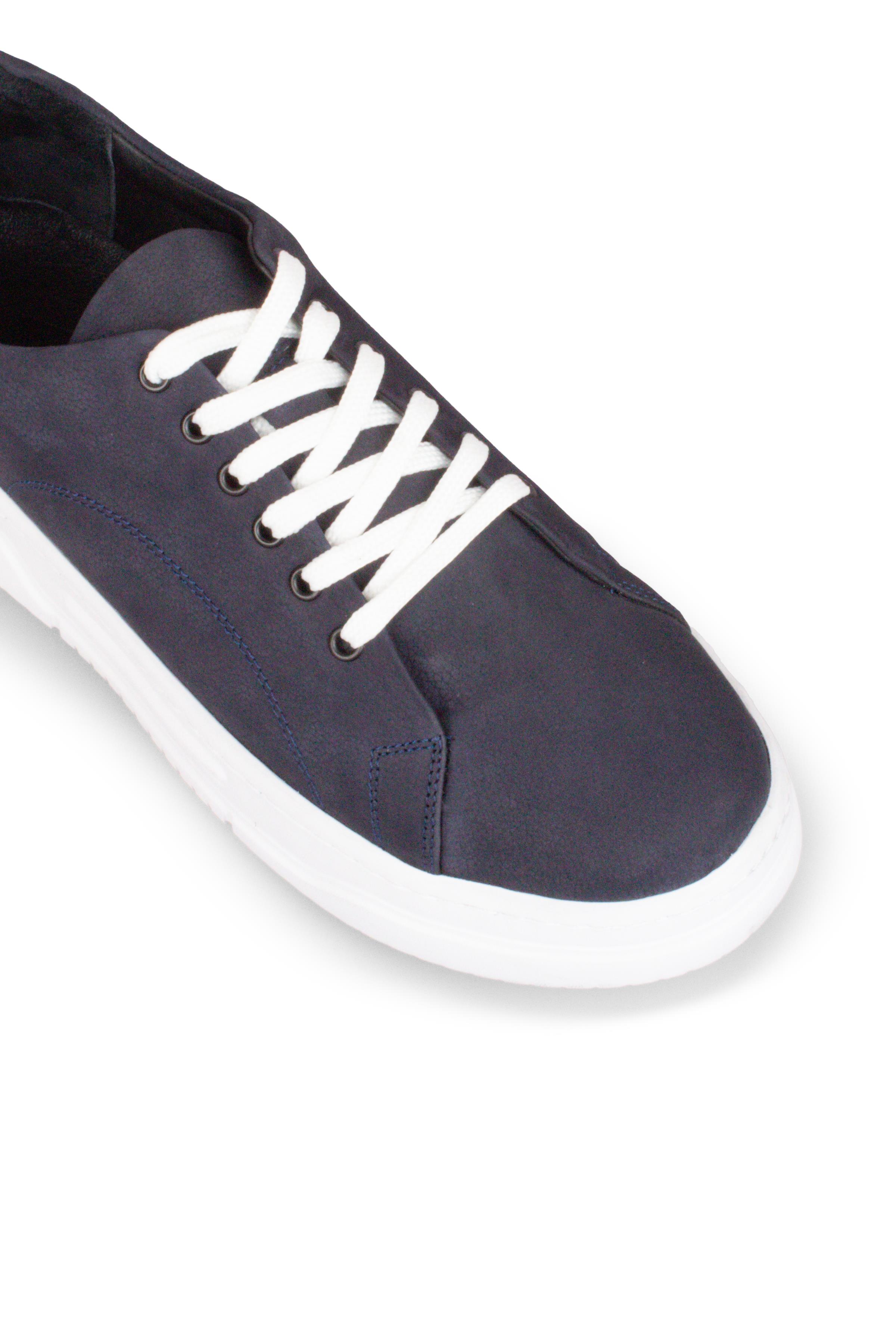 Erkek Sneaker Hakiki Deri Ayakkabı 082Y24E40716