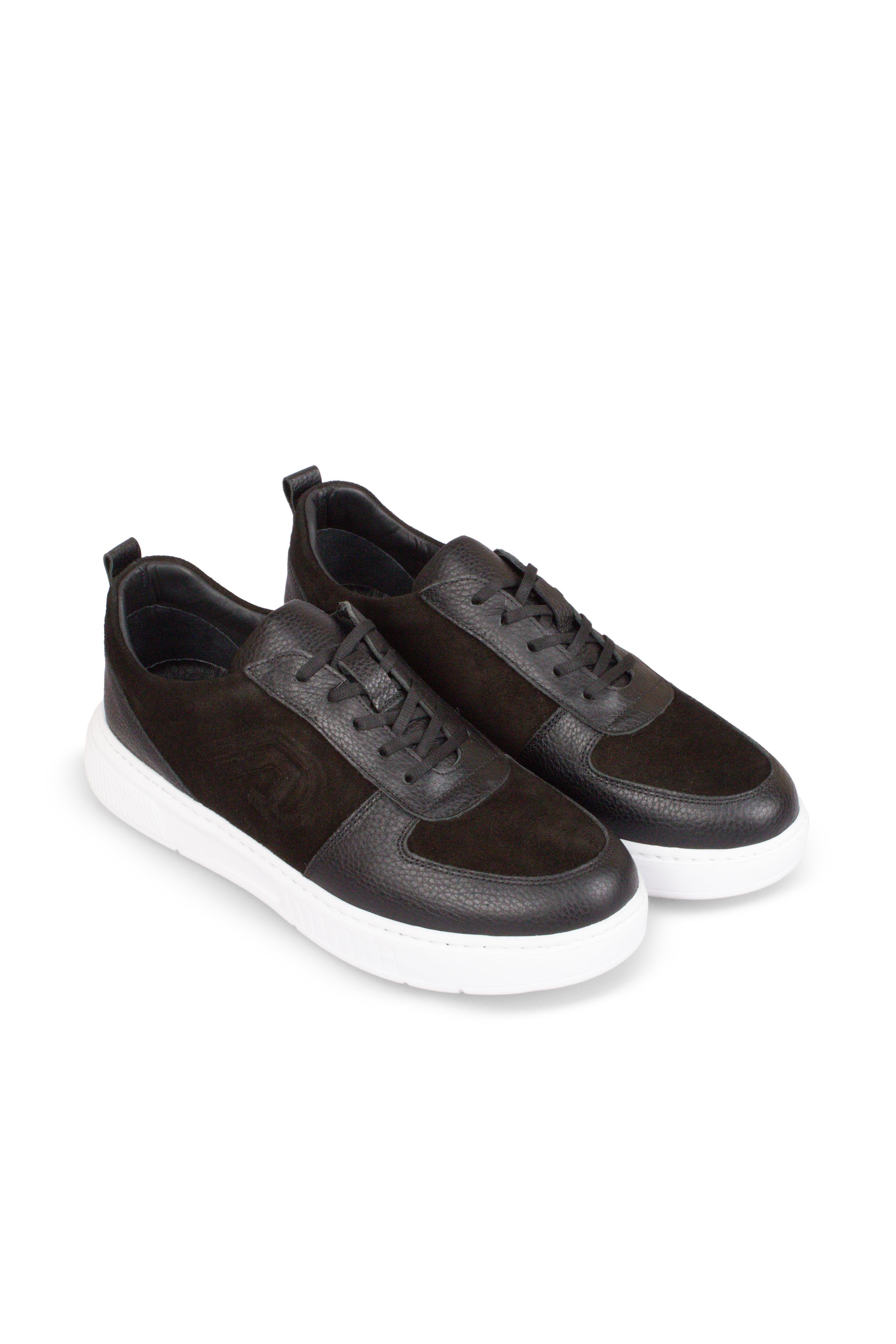 Erkek Sneaker Hakiki Deri Ayakkabı 082Y24E40726