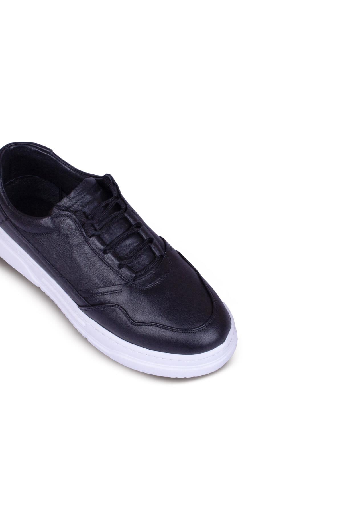 Erkek Sneaker Hakiki Deri Ayakkabı 082Y24E40729
