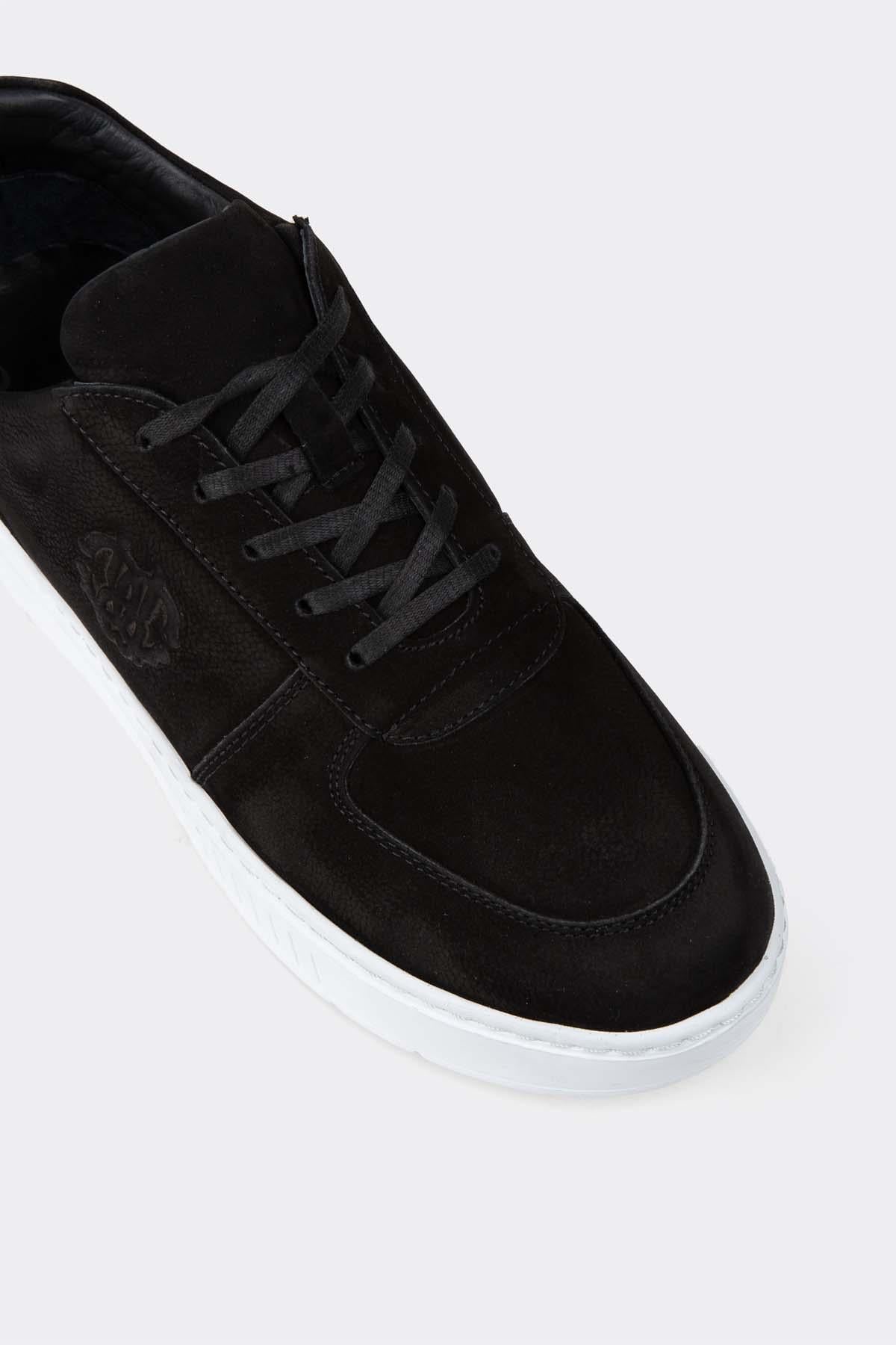 Erkek Sneaker Hakiki Deri Ayakkabı 082Y24E40704