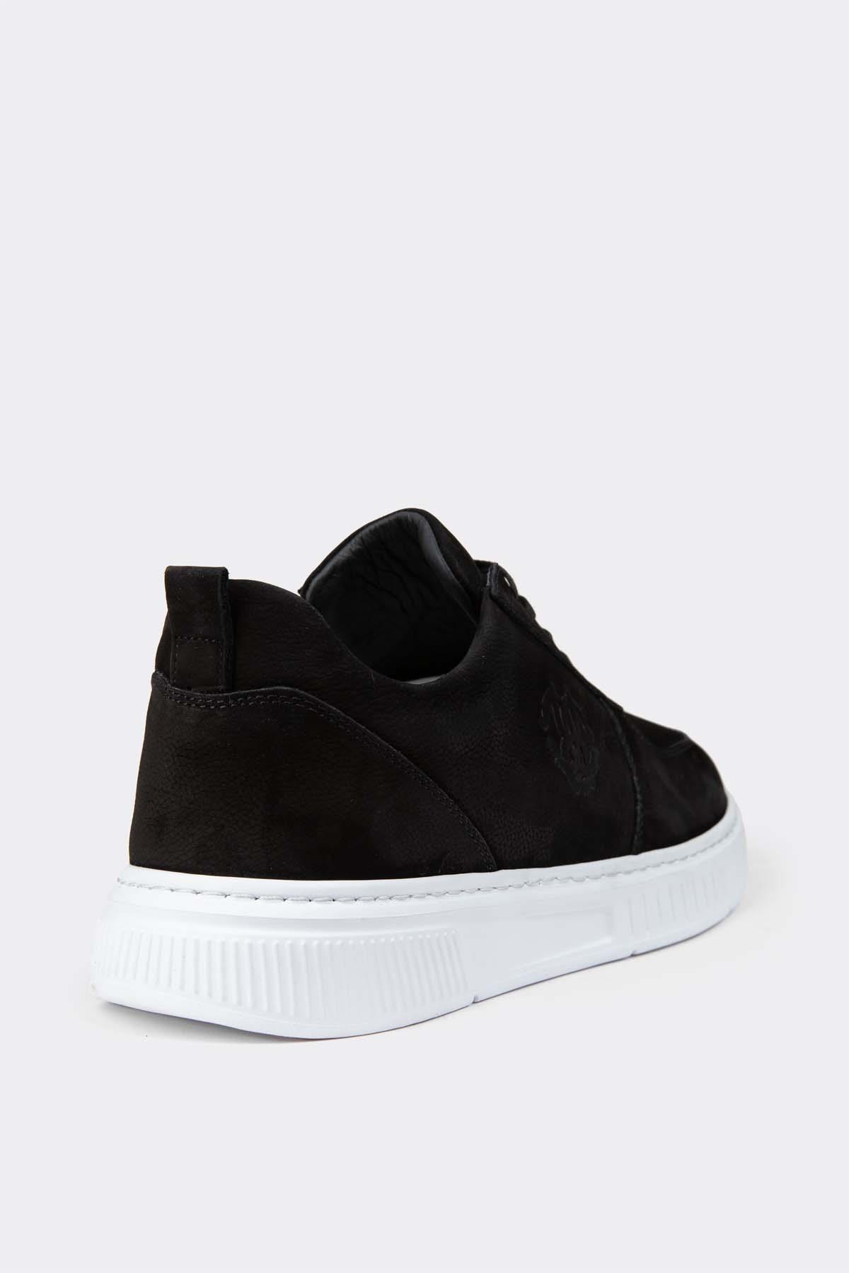 Erkek Sneaker Hakiki Deri Ayakkabı 082Y24E40704