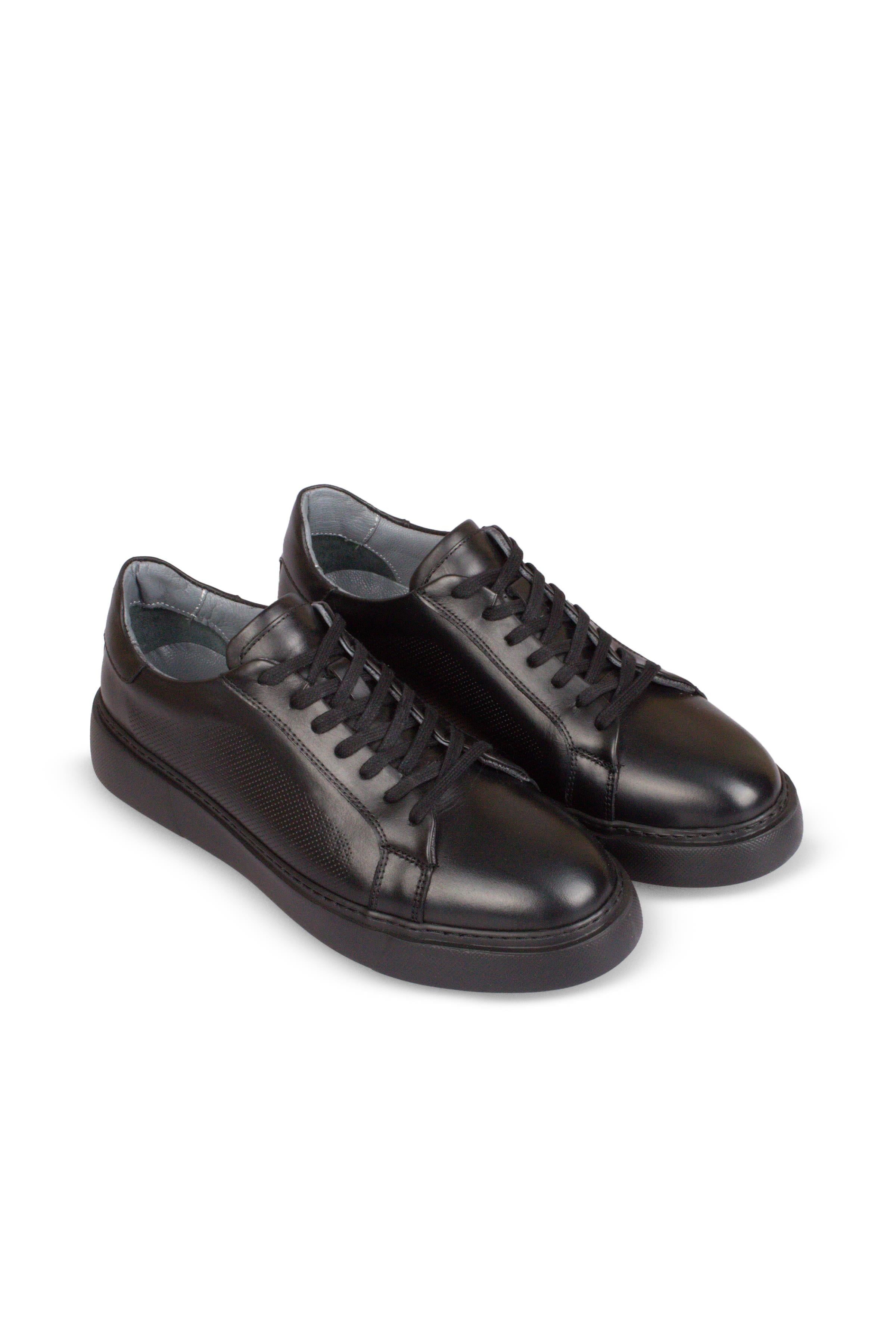 Erkek Sneaker Hakiki Deri Ayakkabı 123Y25E5101