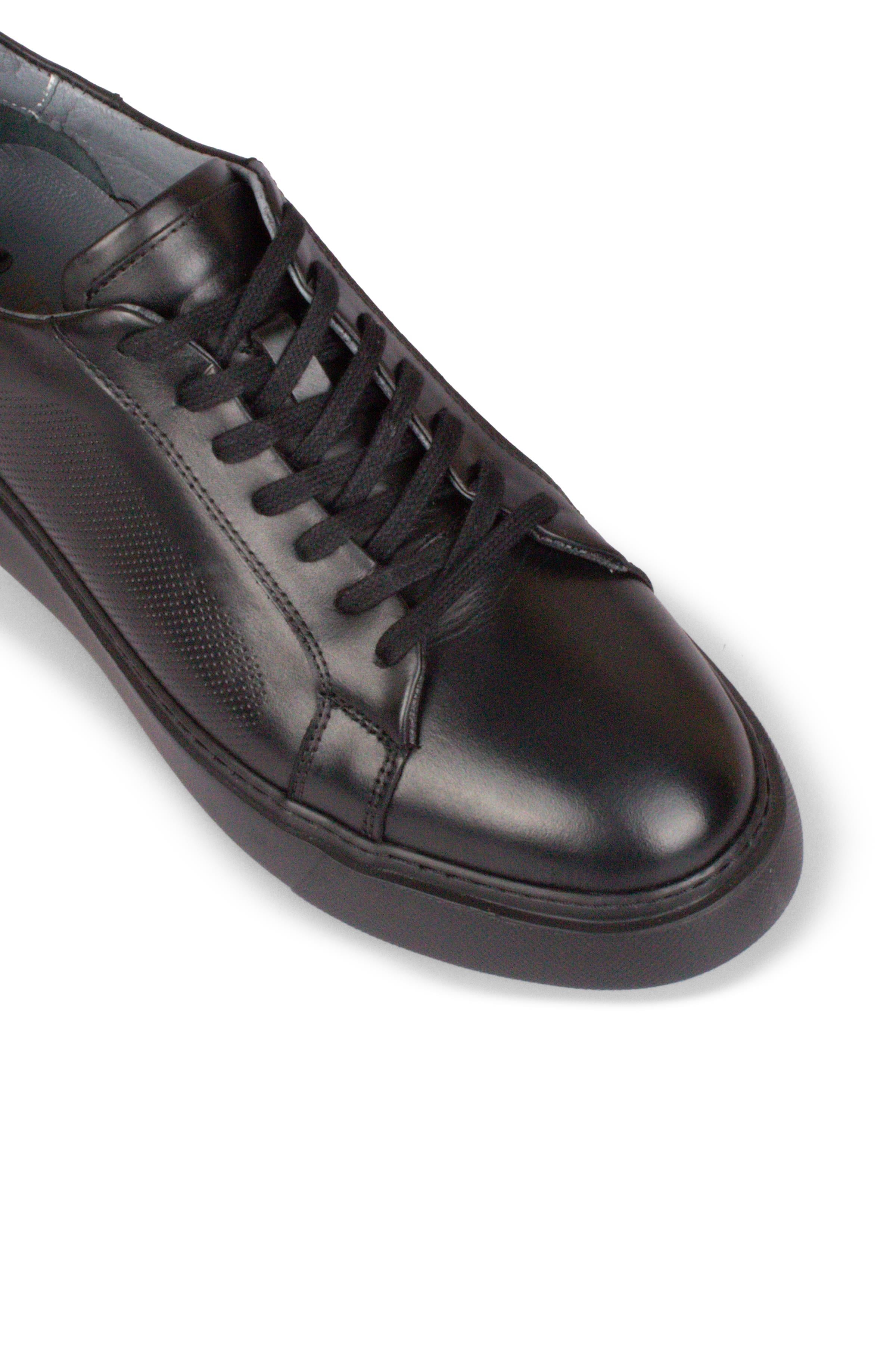 Erkek Sneaker Hakiki Deri Ayakkabı 123Y25E5101