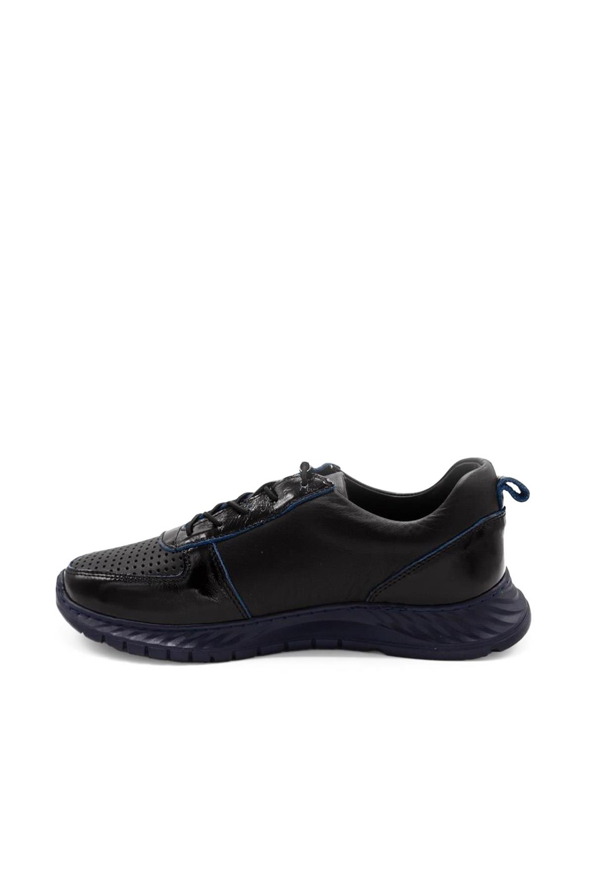Hakiki Deri Kadın Sneaker Ayakkabı 082Y24K11603