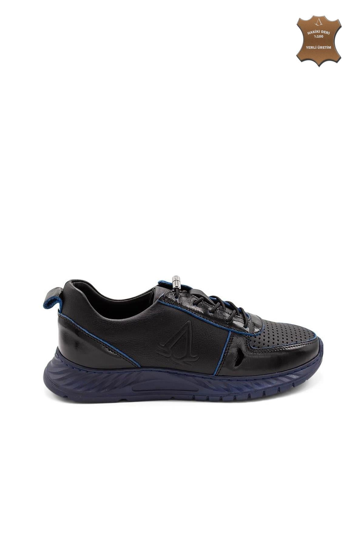 Hakiki Deri Kadın Sneaker Ayakkabı 082Y24K11603