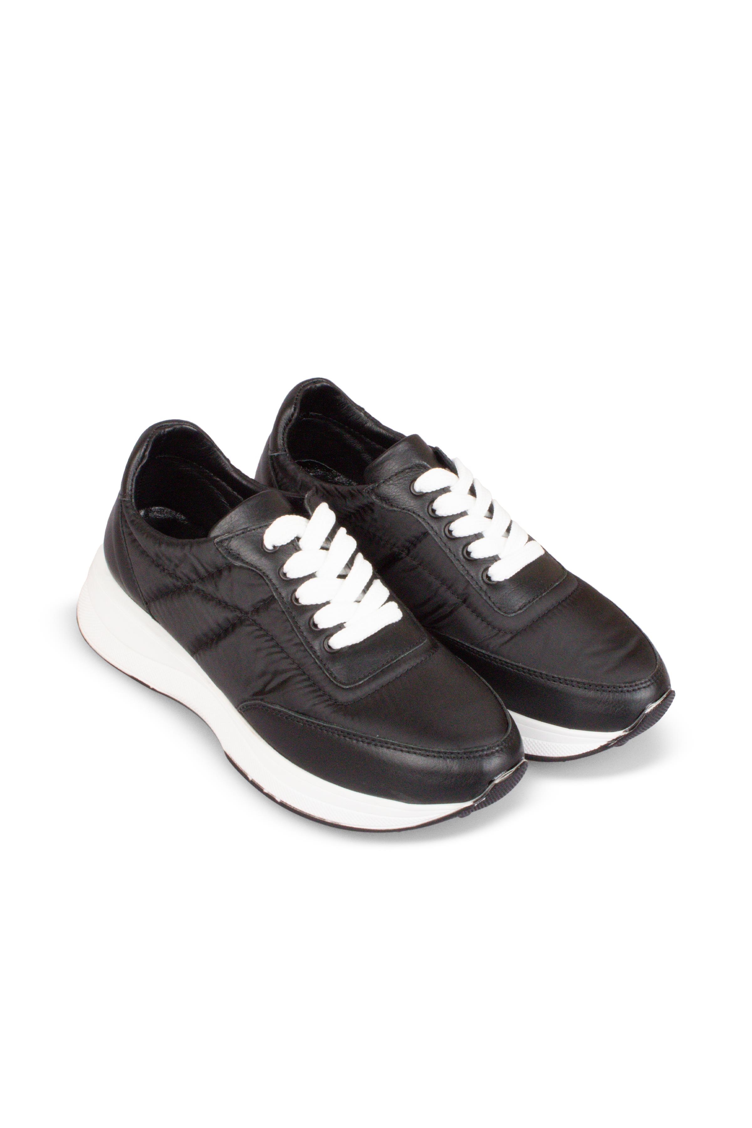 Kadın Deri Ve Tekstil Sneaker Ayakkabı 122Y25K13501