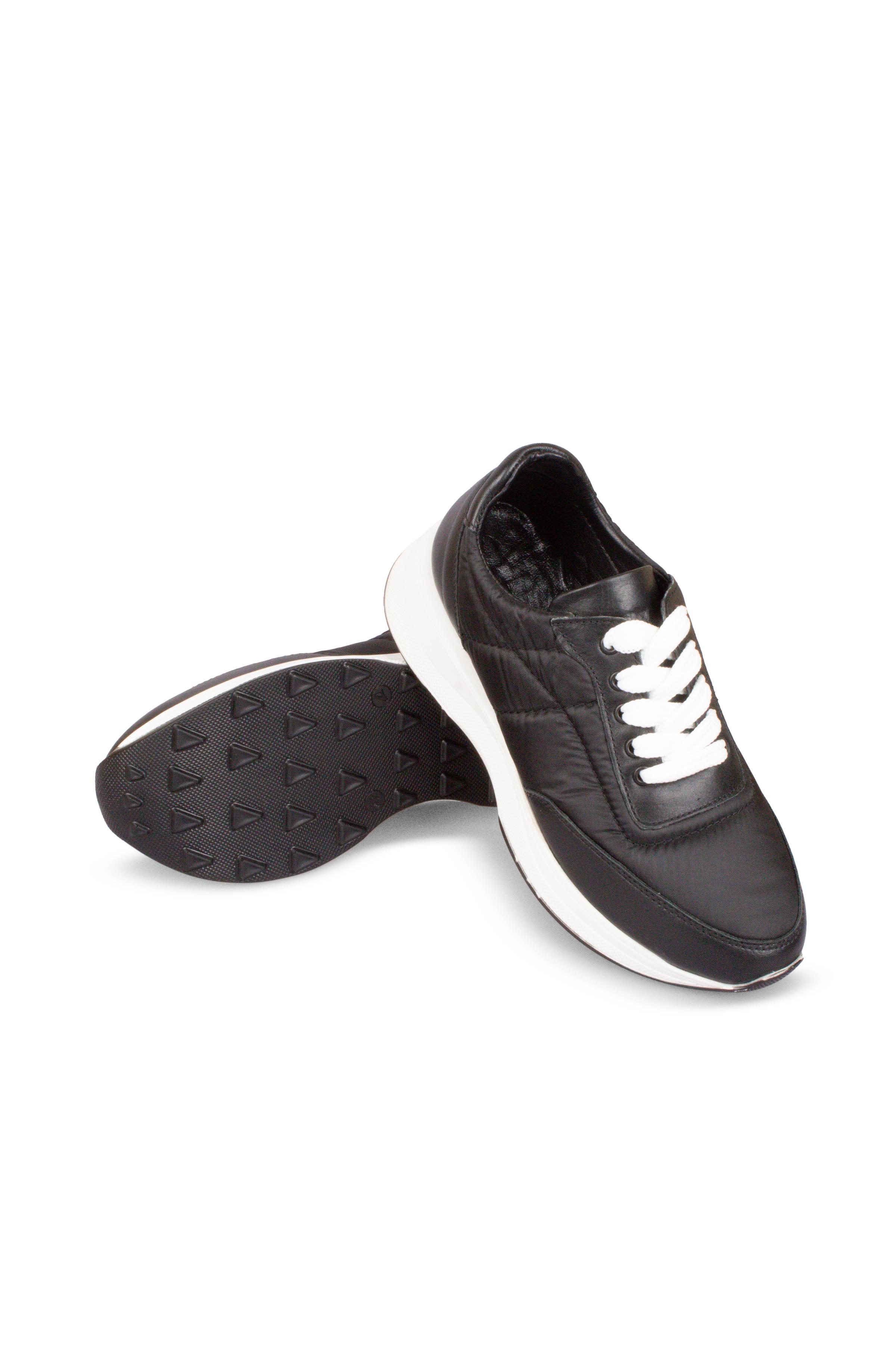 Kadın Deri Ve Tekstil Sneaker Ayakkabı 122Y25K13501