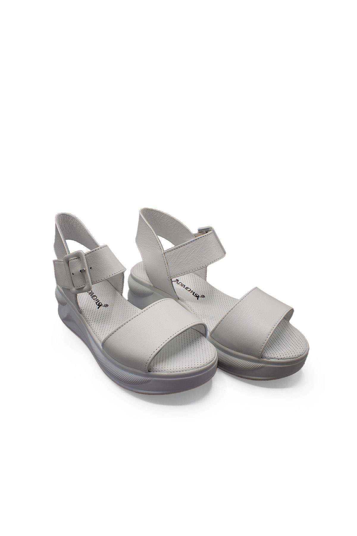 Kadın Hakiki Deri Sandalet Ayakkabı 109Y24K12500