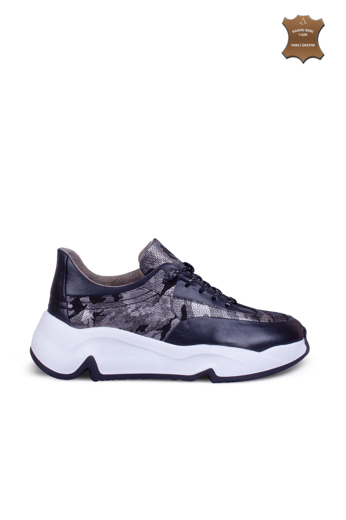Kadın Sneaker Hakiki Deri Ayakkabı 002Y25K1559