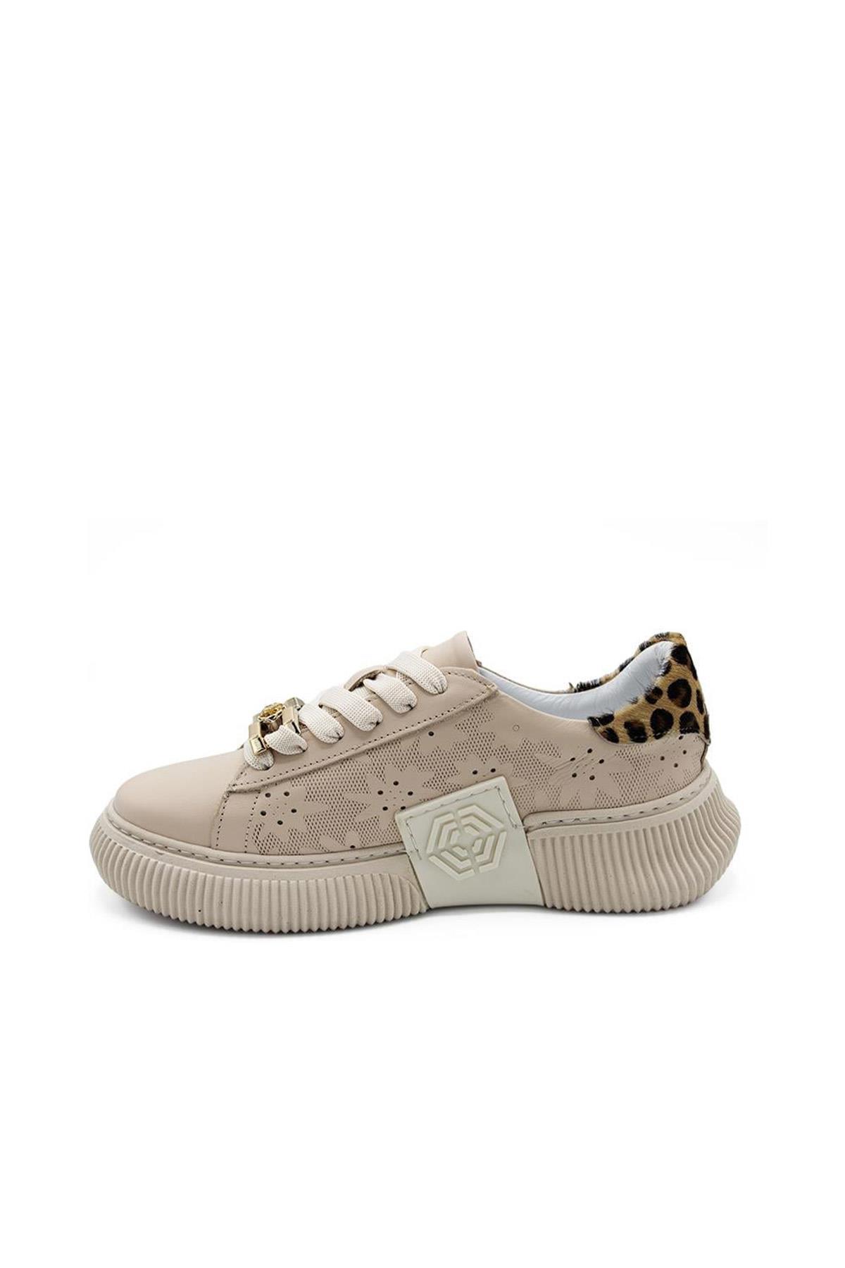 Kadın Sneaker Hakiki Deri Ayakkabı 107Y24K12300