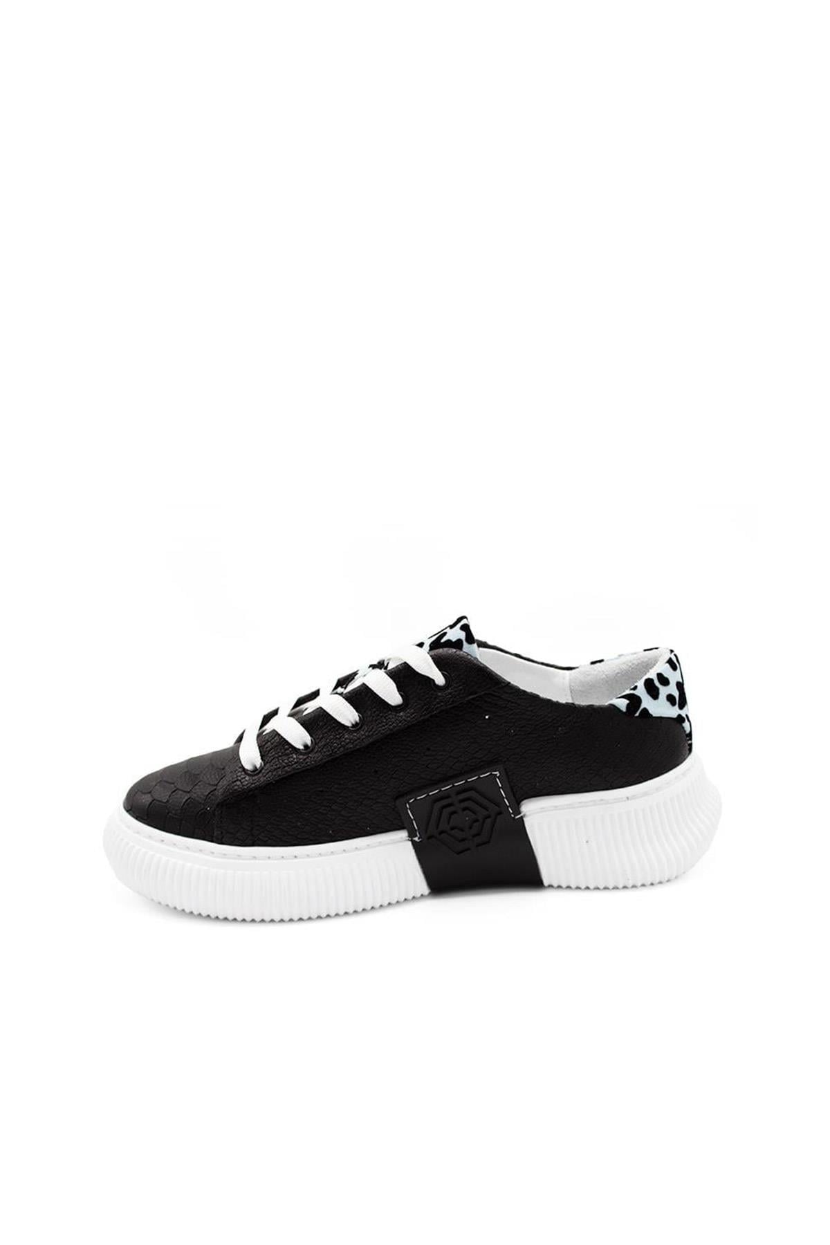 Kadın Sneaker Hakiki Deri Ayakkabı 107Y24K12305