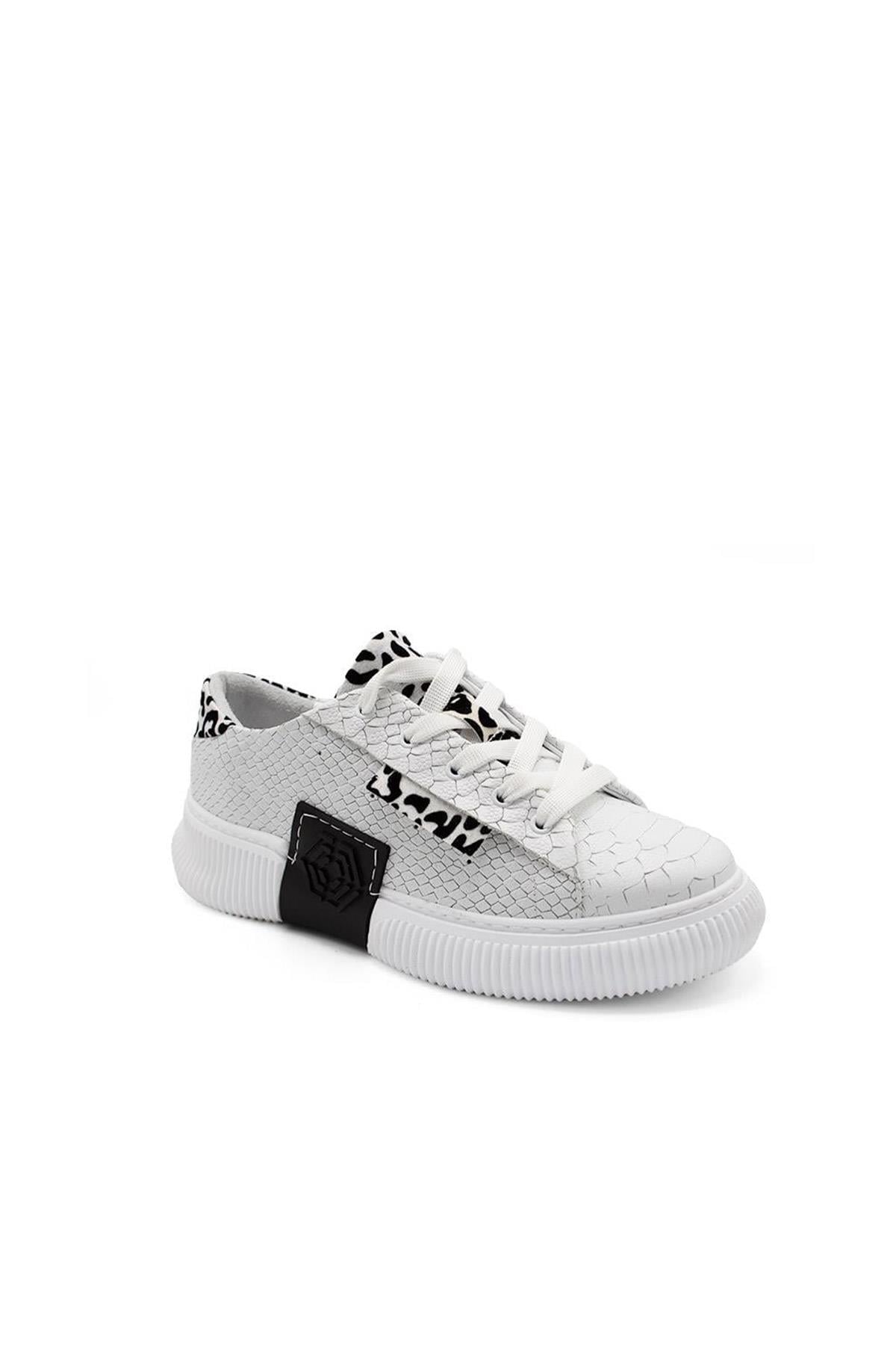 Kadın Sneaker Hakiki Deri Ayakkabı 107Y24K12305