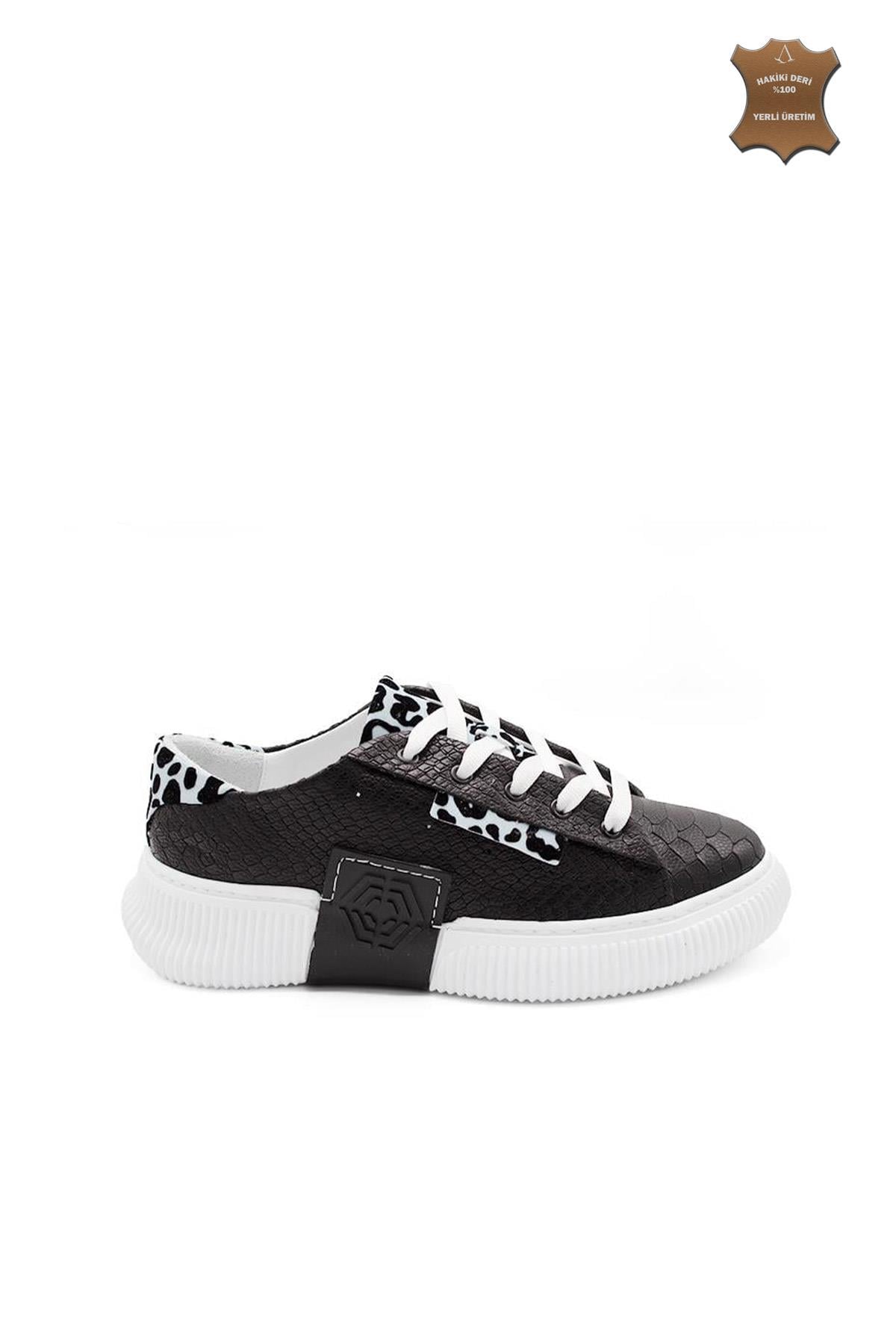 Kadın Sneaker Hakiki Deri Ayakkabı 107Y24K12305