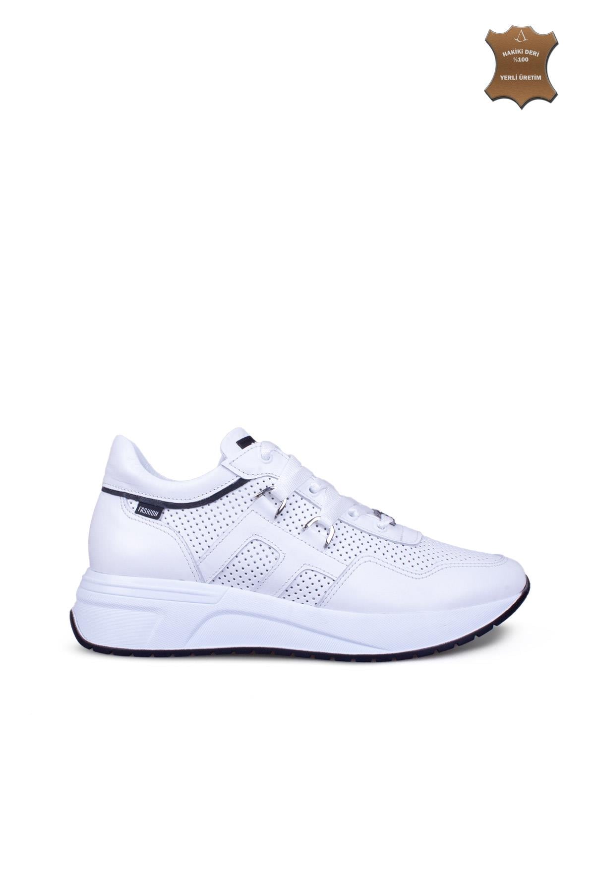 Kadın Sneaker Hakiki Deri Ayakkabı 120Y25K13203