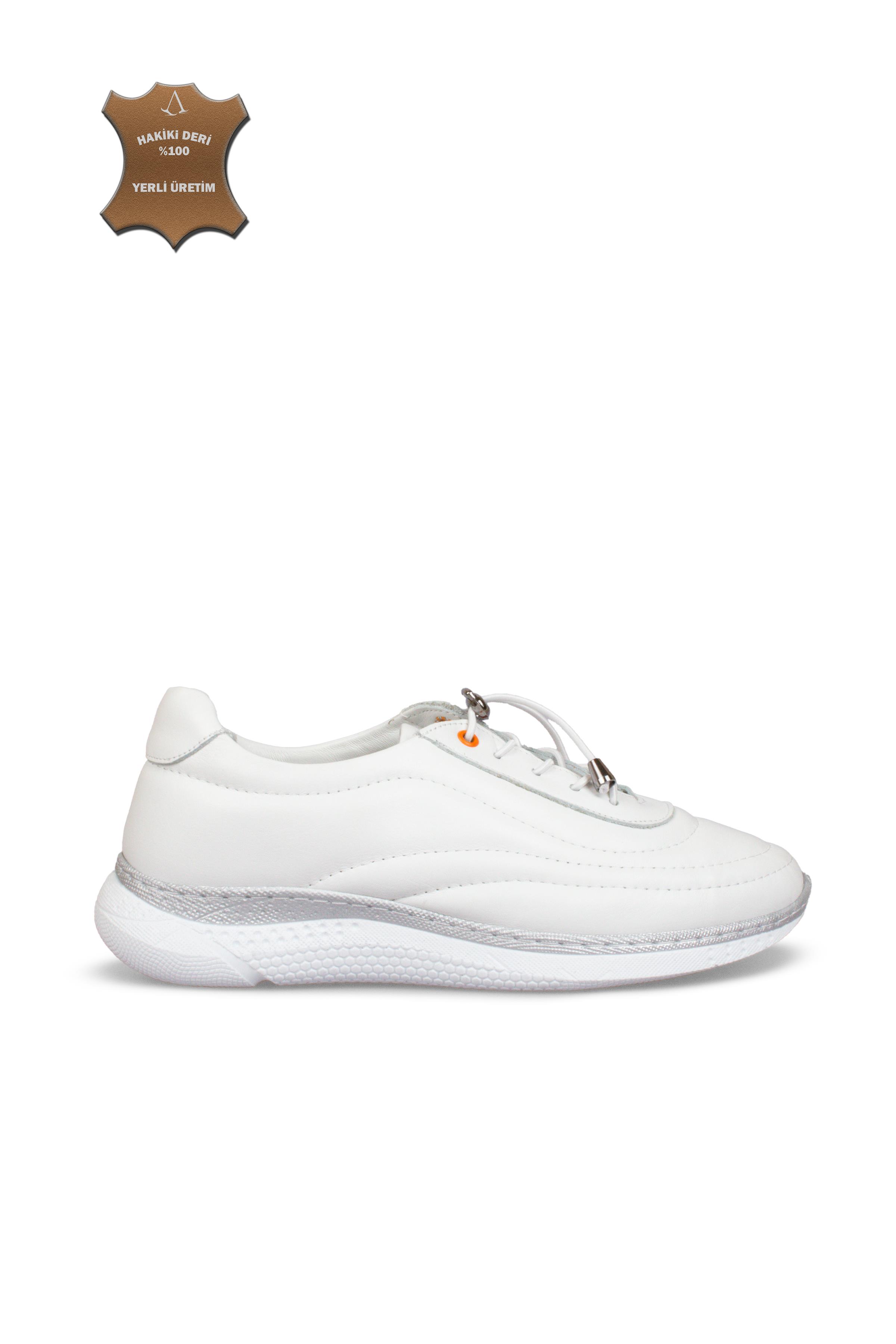 Kadın Sneaker Hakiki Deri Rahat Ayakkabı 122Y25K13504