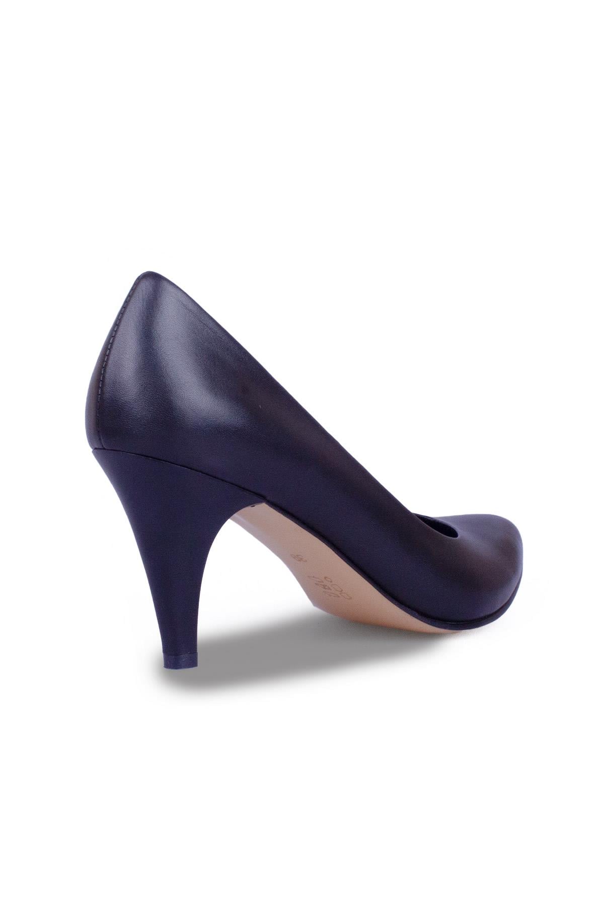 Kadın Stiletto Hakiki Deri Ayakkabı 052Y25K10038