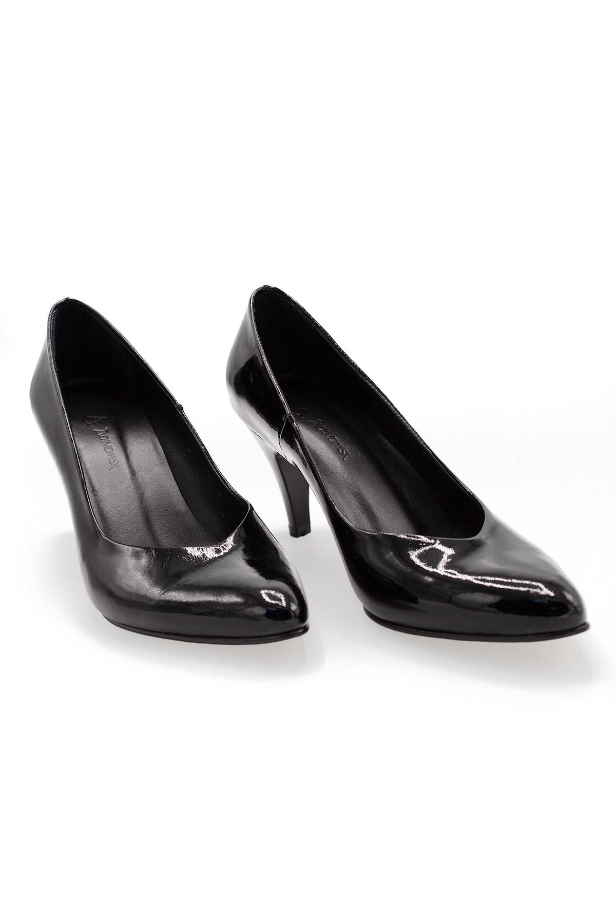 Kadın Topuklu Stiletto Hakiki Deri Ayakkabı 052Y21K10002