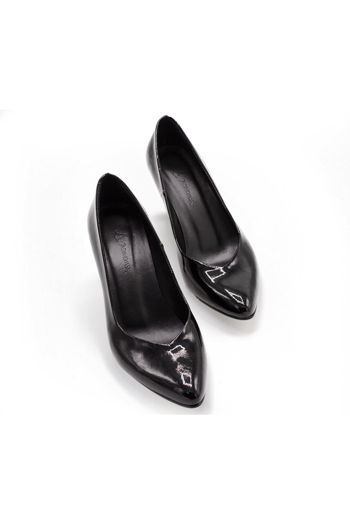 Kadın Topuklu Stiletto Hakiki Deri Ayakkabı 052Y21K10002