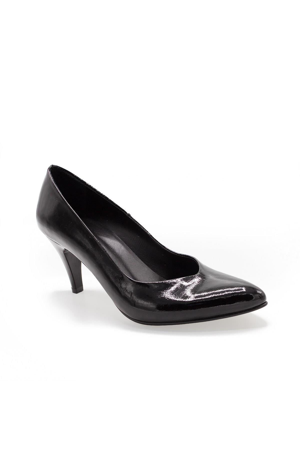 Kadın Topuklu Stiletto Hakiki Deri Ayakkabı 052Y21K10002