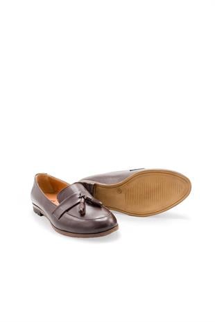 7AdımdaAşk İç Dış Hakiki Deri Kadın Günlük Ayakkabı 002Y21K1517