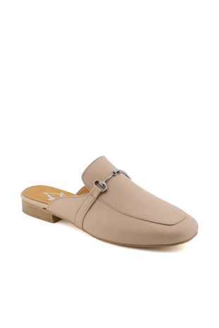 7AdımdaAşk İç Dış Hakiki Deri Kadın Terlik 024Y21K10403