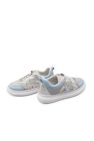 7Adımdaaşk Kadın Deri Ve Tekstil Sneaker Ayakkabı 082Y24K11602