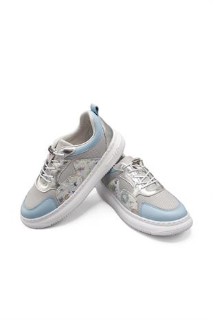 7Adımdaaşk Kadın Deri Ve Tekstil Sneaker Ayakkabı 082Y24K11602