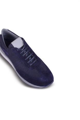 Erkek Bağcıklı Sneaker Hakiki Deri Ayakkabı 032Y25E5825
