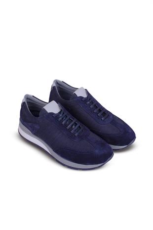 Erkek Bağcıklı Sneaker Hakiki Deri Ayakkabı 032Y25E5825