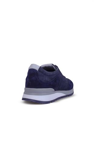 Erkek Bağcıklı Sneaker Hakiki Deri Ayakkabı 032Y25E5825