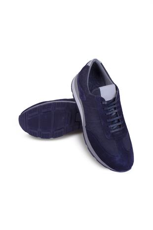 Erkek Bağcıklı Sneaker Hakiki Deri Ayakkabı 032Y25E5825