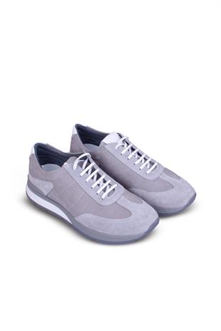 Erkek Bağcıklı Sneaker Hakiki Deri Ayakkabı 032Y25E5825