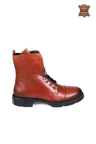 Erkek Bot Hakiki Deri Ayakkabı 002K23E4063