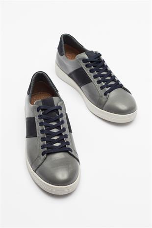 Erkek Sneaker Hakiki Deri Ayakkabı 002Y22E4043